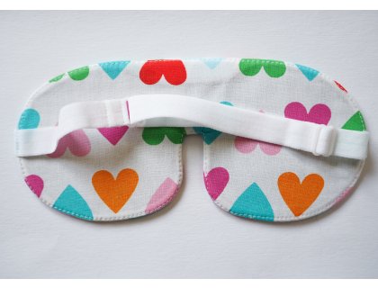MASKA NA SPANÍ BAREVNÉ SRDCE