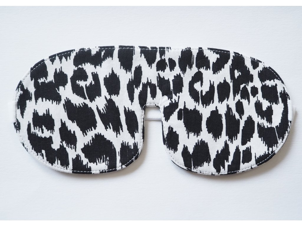 MASKA NA SPANÍ BÍLÝ LEOPARD