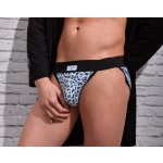 SLIP-JOCKSY MODRÝ LEOPARD