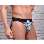 SLIP-JOCKSY MODRÝ LEOPARD